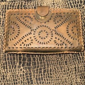 Cleobella Tan Leather Wallet